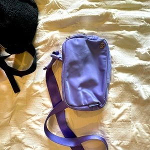 Purple 2l lululemon belt bag
